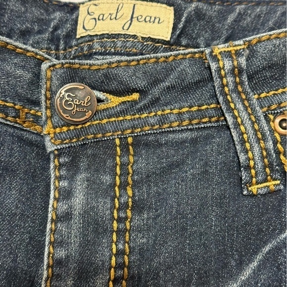 EARL JEANS straight fit dark wash denim women’s pants in size 12 western EUC - Picture 9 of 13